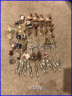Lot Of 52 Ornaments Wholesale Christmas From a Closed Gift Store Mixed Lot