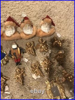 Lot Of 52 Ornaments Wholesale Christmas From a Closed Gift Store Mixed Lot