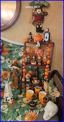 Lot Of Halloween And Fall Decorations