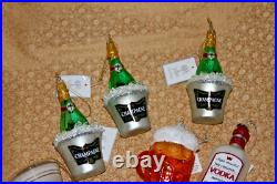Lot of 15 Nordstrom Silver Tree Assorted Christmas Ornaments