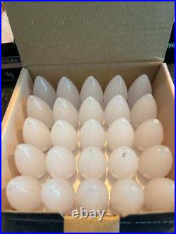 Lot of 200 C7 Warm White OptiCore LED Christmas Light Bulbs