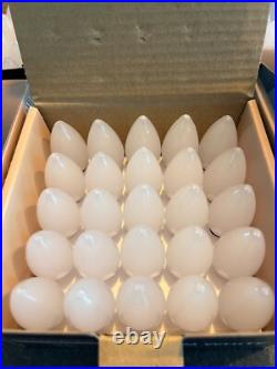 Lot of 200 C7 Warm White OptiCore LED Christmas Light Bulbs