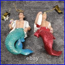 Lot of 2 December Diamonds Ornaments Buoy Dr Turnencoff Merman Man Christmas Gay Lot of 2 December Diamonds Ornaments Buoy Dr Turnencoff Merman Man Christmas Gay