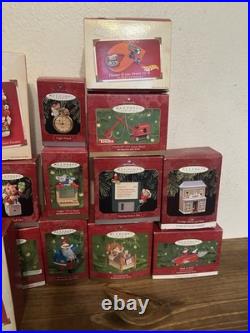 Lot of 35 Hallmark Keepsake Assorted CHRISTMAS ORNAMENTS