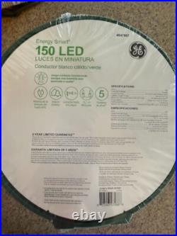 Lot of 5 spools GE Energy Smart 150 LED Miniature Lights Warm White 48.8 Ft