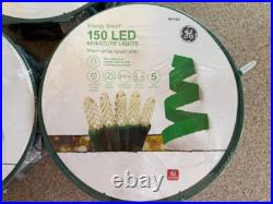 Lot of 5 spools GE Energy Smart 150 LED Miniature Lights Warm White 48.8 Ft Lot of 5 spools GE Energy Smart 150 LED Miniature Lights Warm White 48.8 Ft