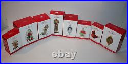 Lot of 8 Hallmark Ornament Club Keepsake Christmas Tree Hanging 2013-2017