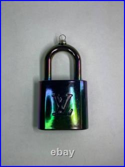 Louis Vuitton Iridescent glass padlock with LV logo