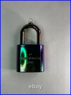 Louis Vuitton Iridescent glass padlock with LV logo