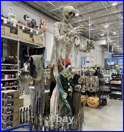 Lowe's 2022 Haunted Living 12 Ft LED Lighted Animatronic Poseable Halloween NEW