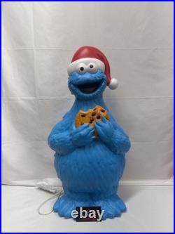 Lowes 2026 Cookie Monster Blow Mold Sesame Street Holiday Living Christmas
