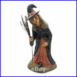 Ltd Ed 7/600 Marolin Papier Mache Halloween Witch 13.5 Figurine Radko Germany