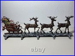 Lulu Decor Cast Iron Christmas Stocking Holders Heavy Retro Christmas Decor
