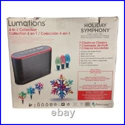 Lumations 4-in1 Holiday Symphony Music/Light Show With 7 Programmed Carols