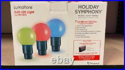 Lumations Holiday Symphony 15.8 ft 20 Ct G35 Multicolor LED Music Light Show