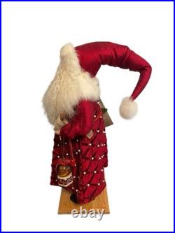Lynn Haney Garnet Celebration Handcrafted Santa Vintage 22