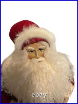 Lynn Haney Garnet Celebration Handcrafted Santa Vintage 22