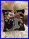 MACKENZIE_CHILDS_HALLOWEEN_to_BOOT_PILLOW_Beaded_Applique_And_Pom_Poms_New_01_mv