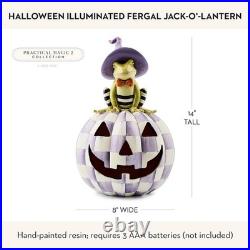 MACKENZIE-CHILDS Halloween Illuminated Fergal Jack-O'-Lantern