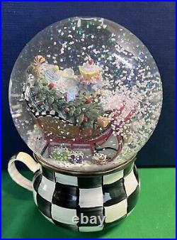 MACKENZIE-CHILDS MY CUP OF TEA Snow Globe, Retired