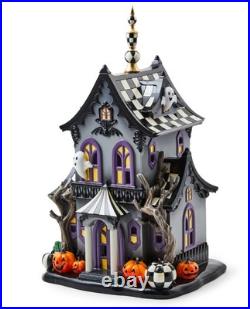 MACKENZIE CHILDS RARE Halloween Illuminated Music Haunted House BNIB MACKENZIE CHILDS RARE Halloween Illuminated Music Haunted House BNIB