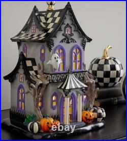 MACKENZIE CHILDS RARE Halloween Illuminated Music Haunted House BNIB MACKENZIE CHILDS RARE Halloween Illuminated Music Haunted House BNIB