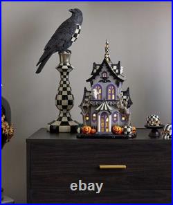 MACKENZIE CHILDS RARE Halloween Illuminated Music Haunted House BNIB MACKENZIE CHILDS RARE Halloween Illuminated Music Haunted House BNIB