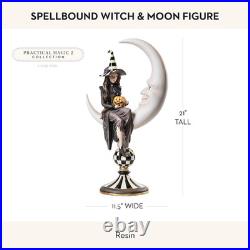 MACKENZIE-CHILDS Resin Witch & Moon Figure, Spellbound