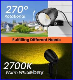 MEIKEE 15W 1500LM Low Voltage Landscape Lighting 10Pack, Warm White