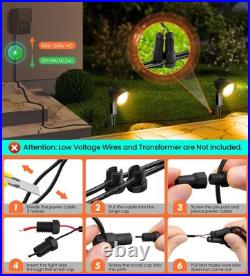 MEIKEE 15W 1500LM Low Voltage Landscape Lighting 10Pack, Warm White