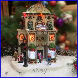 MOMENTS IN TIME Fine Jewelry Shop11H Lighted Christmas Village Building w