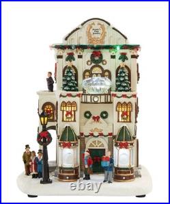 MOMENTS IN TIME Fine Jewelry Shop11H Lighted Christmas Village Building w