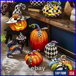 MacKenzie-Childs Fortune Teller Ombre Large Pumpkin
