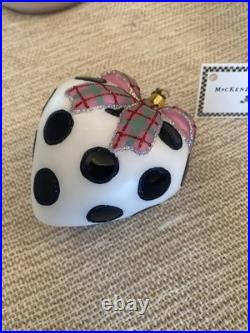 MacKenzie Childs Glass Heart Ornament Granny Kitsch Dor Heart Black White Plaid MacKenzie Childs Glass Heart Ornament Granny Kitsch Dor Heart Black White Plaid