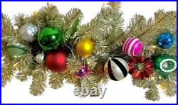 MacKenzie-Childs Granny Kitsch Illuminated Christmas 72 Garland New No Box