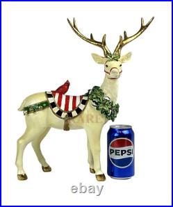 MacKenzie-Childs Large 16.5 Tall Jolly Deer Standing New