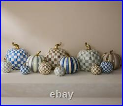 MacKenzie- Childs Large Size Signature Check Pumpkin
