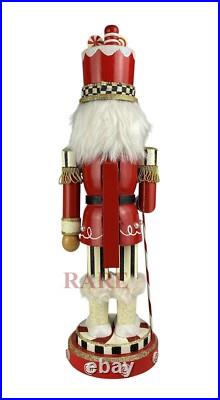 MacKenzie-Childs Peppermint Nutcracker Courtly Check Brand New No Box RARE