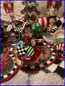 MacKenzie-Childs Wonderful Life Shopper Ornament With Courtly Check