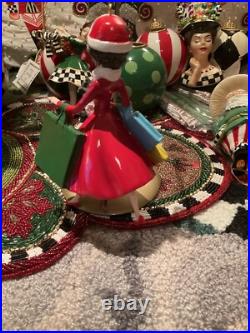 MacKenzie-Childs Wonderful Life Shopper Ornament With Courtly Check