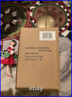 MacKenzie-Childs Wonderful Life Shopper Ornament With Courtly Check