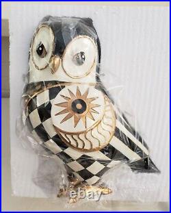 Mackenzie Childs 12 COSMIQUE OWL-STAR - A Celestial Celebration New In Box Mackenzie Childs 12 COSMIQUE OWL-STAR - A Celestial Celebration New In Box