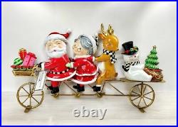 Mackenzie Childs Courtly Check Granny Kitsch Santa & Company New No Box Mackenzie Childs Courtly Check Granny Kitsch Santa & Company New No Box
