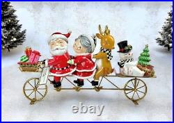 Mackenzie Childs Courtly Check Granny Kitsch Santa & Company New No Box Mackenzie Childs Courtly Check Granny Kitsch Santa & Company New No Box