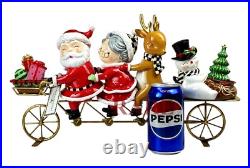 Mackenzie Childs Courtly Check Granny Kitsch Santa & Company New No Box Mackenzie Childs Courtly Check Granny Kitsch Santa & Company New No Box