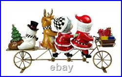 Mackenzie Childs Courtly Check Granny Kitsch Santa & Company New No Box Mackenzie Childs Courtly Check Granny Kitsch Santa & Company New No Box