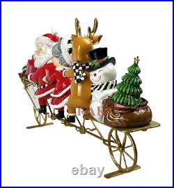 Mackenzie Childs Courtly Check Granny Kitsch Santa & Company New No Box Mackenzie Childs Courtly Check Granny Kitsch Santa & Company New No Box