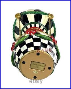 Mackenzie Childs Courtly Check Toyland Hot Air Balloon 15.5 Tall New No Box