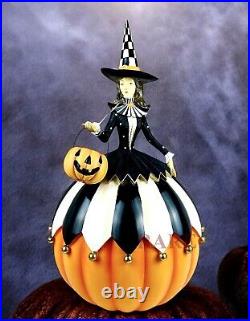 Mackenzie-Childs Good Witch 20.5 Tall x 9.24 Diameter Pumpkin New