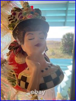 Mackenzie-Childs Granny Kitsch Lady Portrait Ornament. NIB More Available